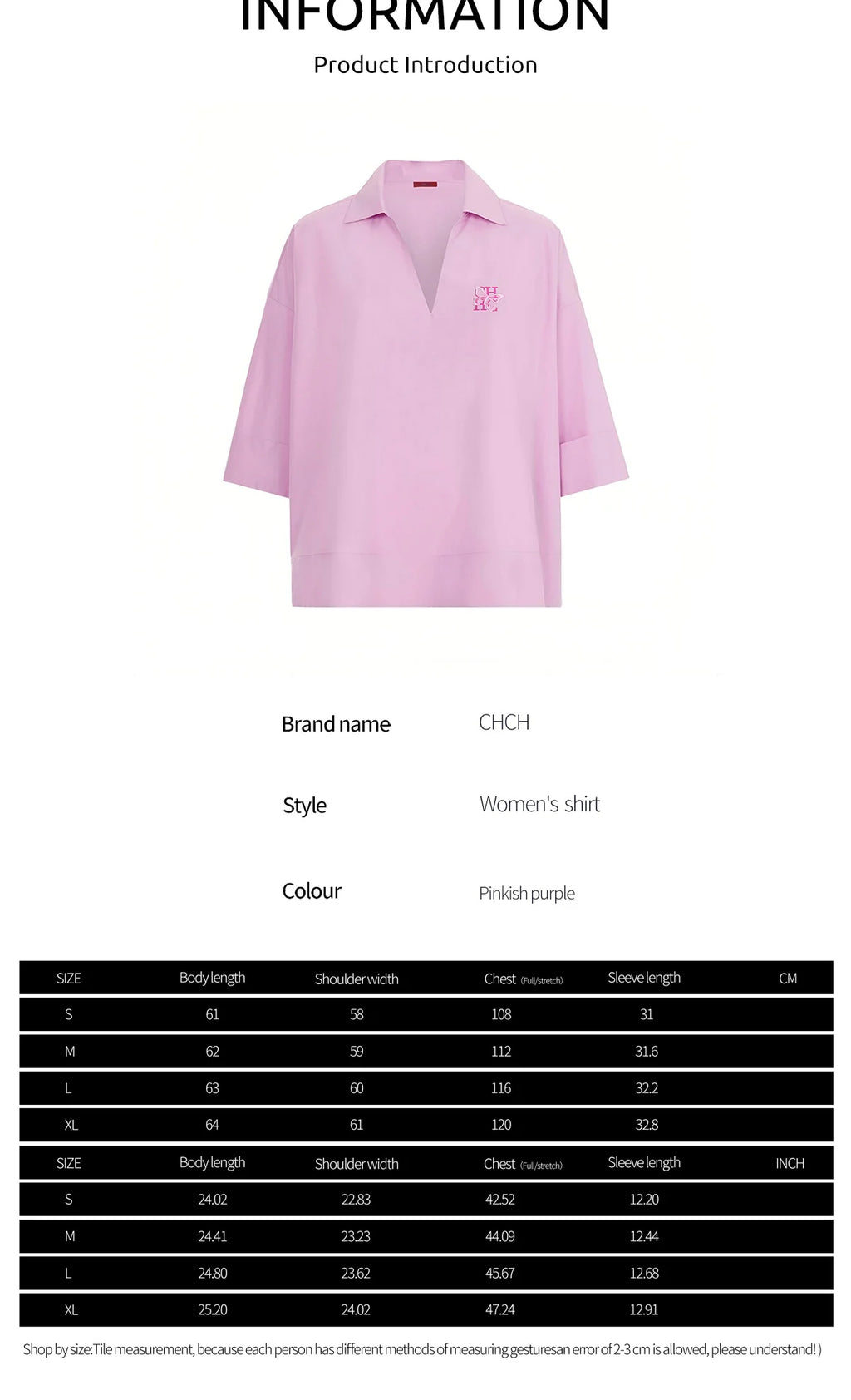 CHCH Blouses For Women's Summer New Top Solid V-Neck Short Sleeve Casual Shirt Fashion Blouse Loose Elegantes Apparel
