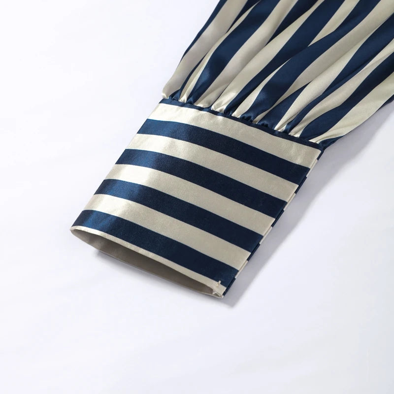 Fashion Stripe Capelet Strapless Dress Set Women's Detachable Shawl Loose Maxi Dresses 2026 Summer New Lady Casual Streetwear