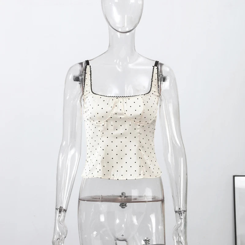 Fashion Asymmetric Floral Lace Halter Neck Cami Women's Sleeveless Chiffon Ruffle Hem Top 2026 Summer Lady Beach Vacation Wear