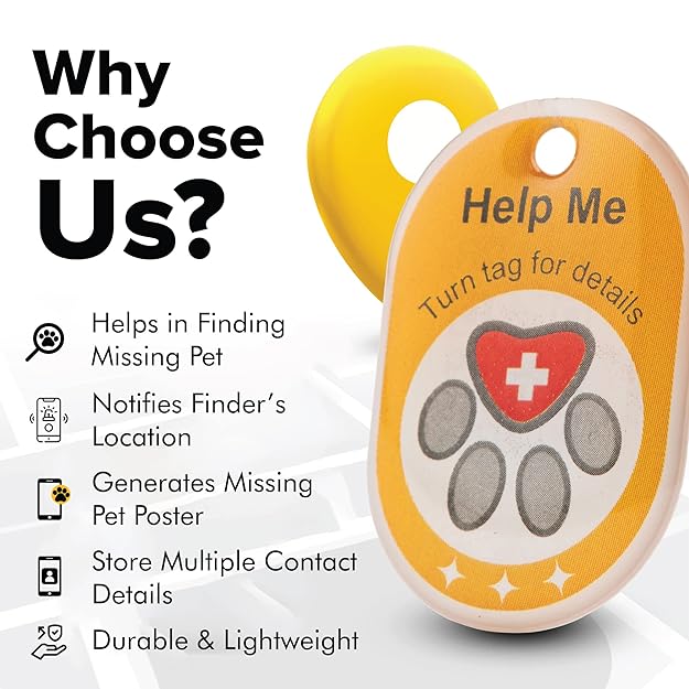 Genie Pet Tag Oval